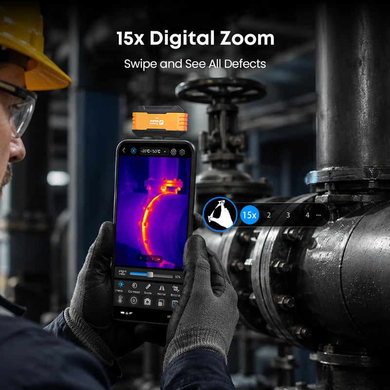 Caméra thermique Thermal Master P1 – iPhone & Android, 320x240, 600°C