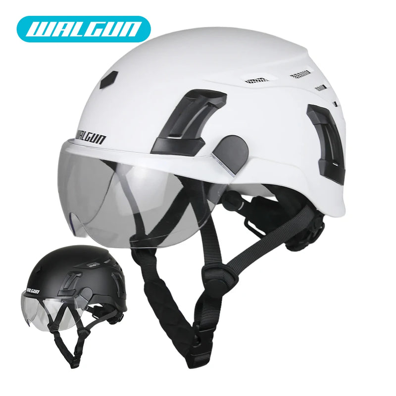 Casque de sécurité WALGUN K202 – Visière, lunettes & protège-oreilles (CE)