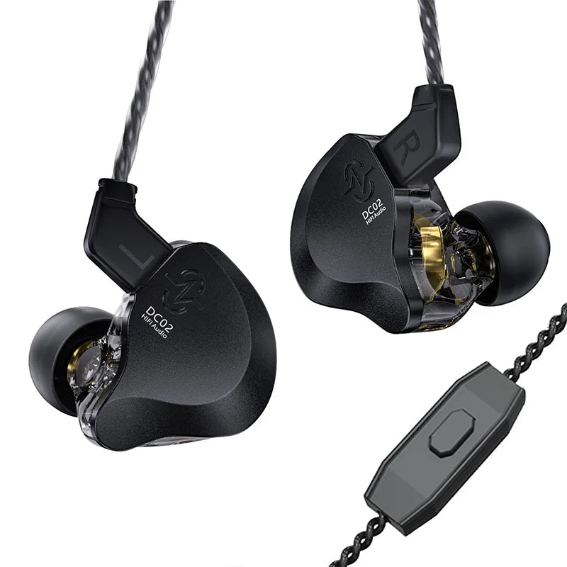 Écouteurs CCZ SOLO DC02 – intra-auriculaires HiFi filaires, driver 10 mm