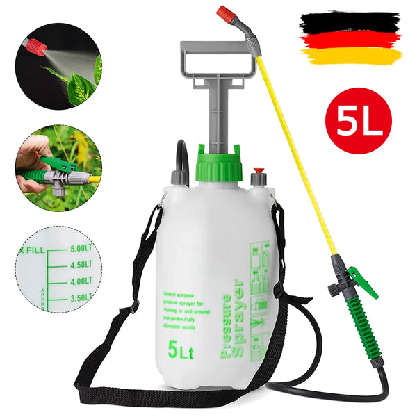 Pulvérisateur de jardin 5L LONENESSL – dorsal, sangle réglable, brume uniforme