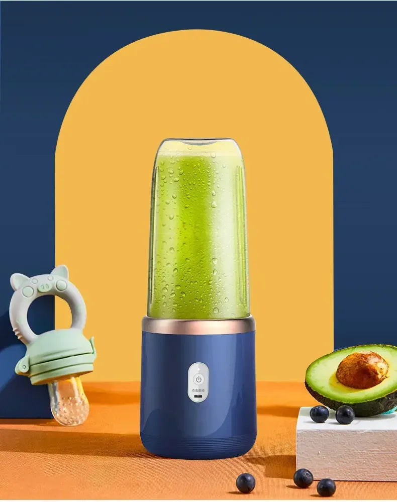 Blender portable USB 6 lames – mini mixeur smoothie rechargeable, bouteille
