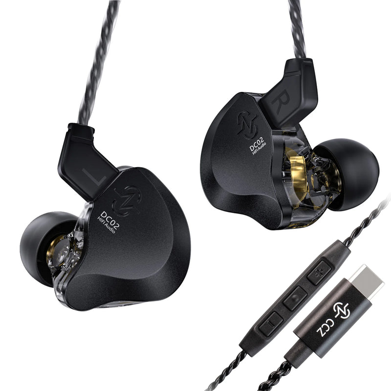 Écouteurs CCZ SOLO DC02 – intra-auriculaires HiFi filaires, driver 10 mm
