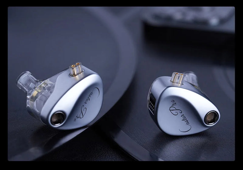 Écouteurs KZ Castor PRO – intra-auriculaires HiFi, câble détachable, basses