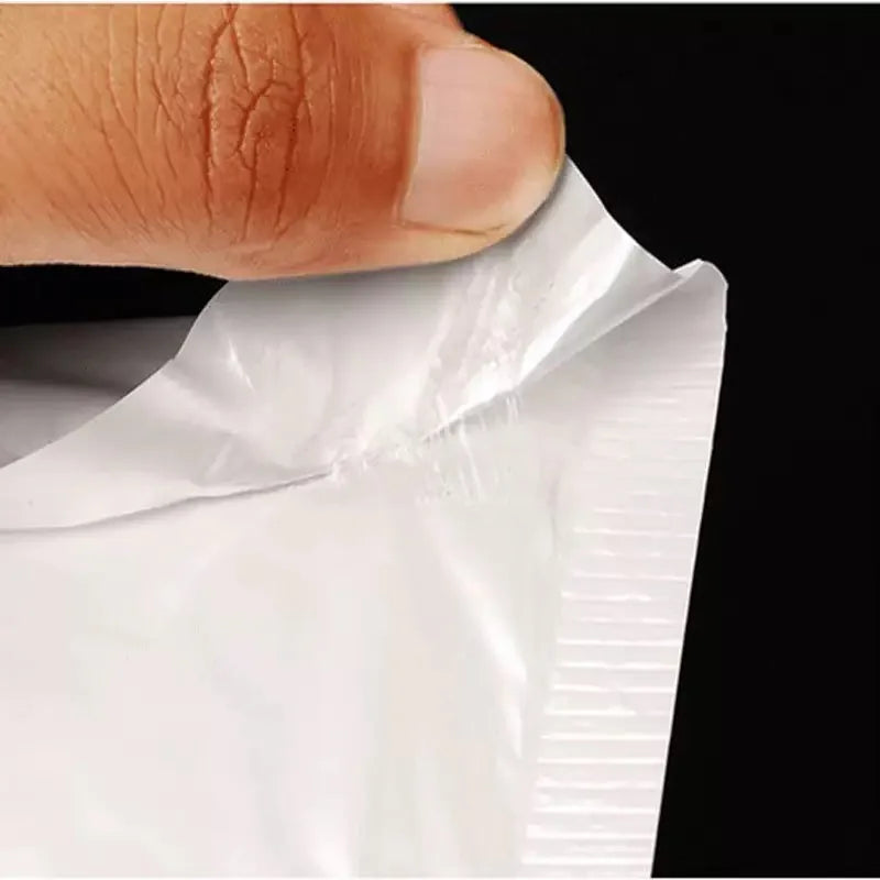Enveloppes à bulles d'expédition blanches – auto-adhésives et étanches, lot de 50/100