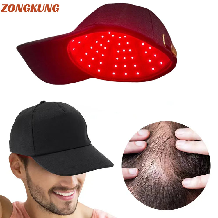 Casque LED croissance capillaire – 96 diodes, 660nm & 850nm, repousse cheveux