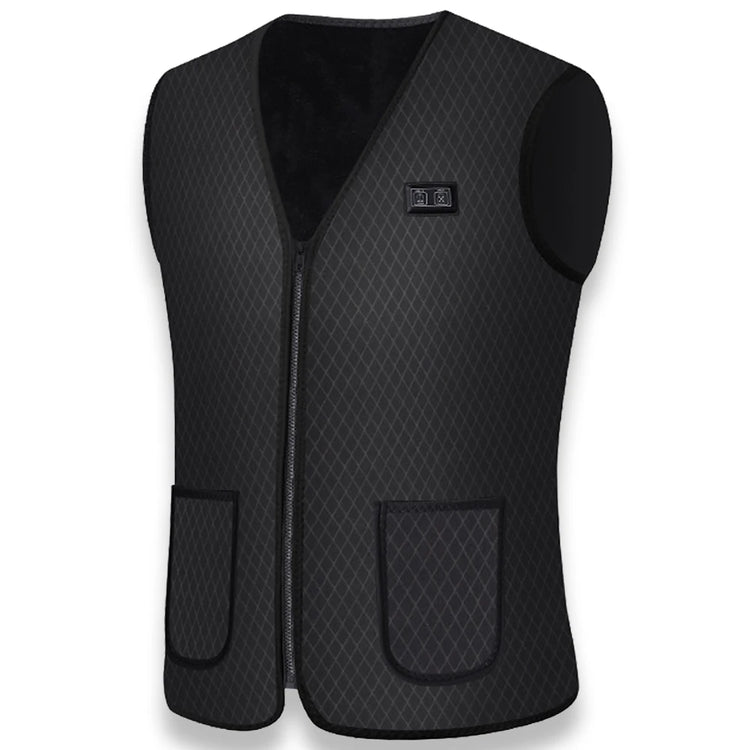 Gilet chauffant USB graphène – veste chauffante unisexe, camping, hiver