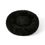 Lit rond en peluche pour chien & chat – panier anti-anxiété moelleux, lavable, 40 cm